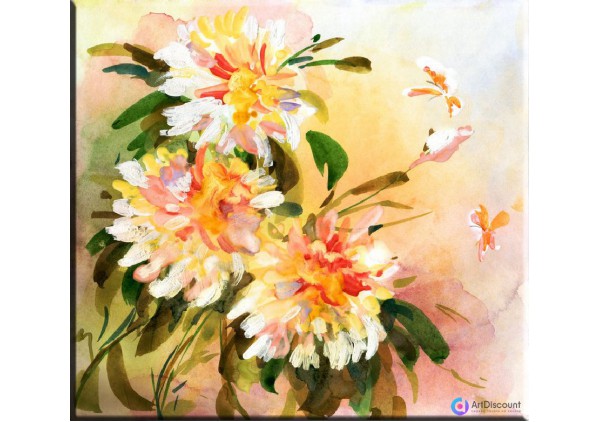 Картина цветы AFLS0070