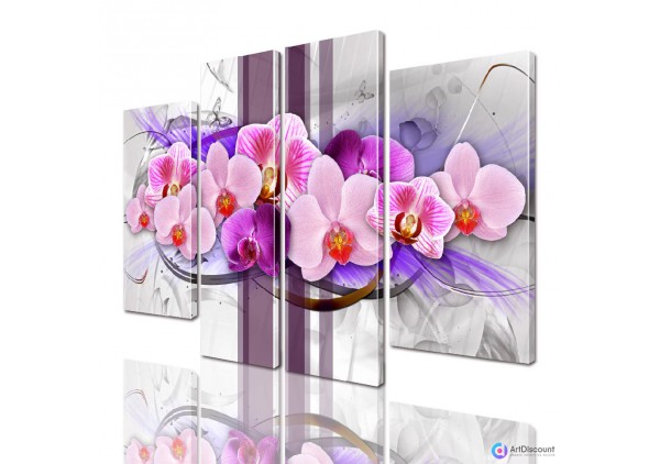 Модульные картины цветы Орхидея AFLW4_0006
