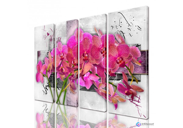 Модульные картины цветы Орхидея AFLW4_0199