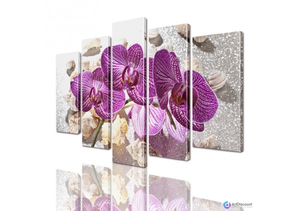 Модульные картины цветы Орхидея AFLW5_0018