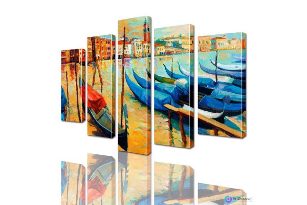 Модульная картина Венеция ASIT5_0023